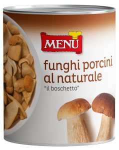 Funghi Porcini “Boschetto” - “Boschetto” Natural Porcini Mushrooms Tin 810 g nt. wt.
