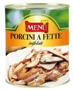 Porcini a fette trifolati - Sliced Porcini mushrooms with olive oil, garlic and parsley