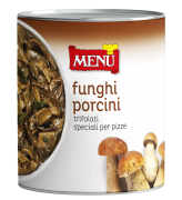 Funghi porcini trifolati speciali per pizze - Porcini mushrooms in oil, garlic and parsley for pizza