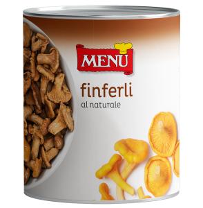 Finferli al naturale (Girolles nature) Boîte 800 g poids net