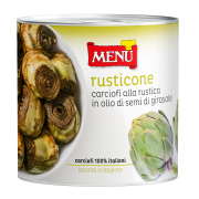Rusticone - Carciofi alla rustica in olio di semi di girasole