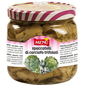 Spaccatelli di carciofi trifolati (Alcachofas en trozos salteadas) Tarro de cristal de 760 g p. n.