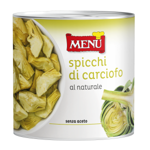 Spicchi di carciofo al naturale - Artichoke wedges Tin 2500 g nt. wt.