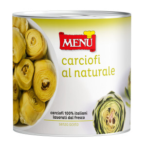 Carciofi al naturale Scat. 2500 g pn.
