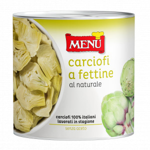 Carciofi a fettine al naturale Scat. 2550 g pn.