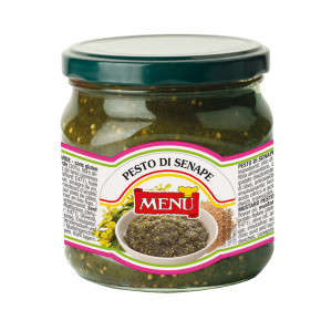 Pesto di Senape (Pesto de moutarde) Pot en verre 400 g poids net