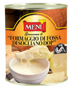 Grancrema di Formaggio di Fossa di Sogliano D.O.P. - Grancrema cheese sauce with Fossa di Sogliano PDO Tin 820 g nt. wt.