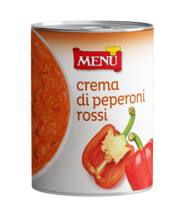 Crema di peperoni rossi - Red sweet pepper Sauce Tin 420 g nt. wt.
