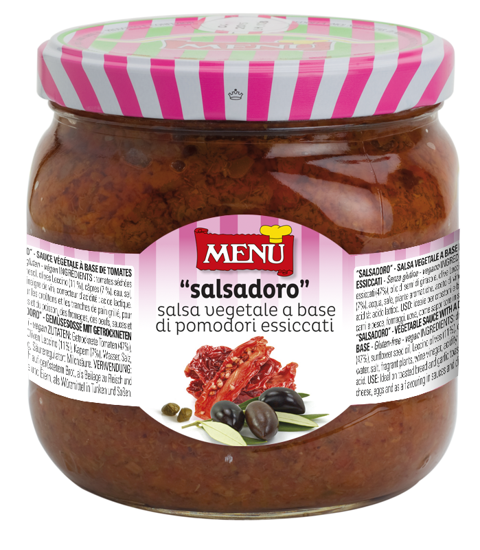 Salsadoro Vaso vetro 770 g pn.