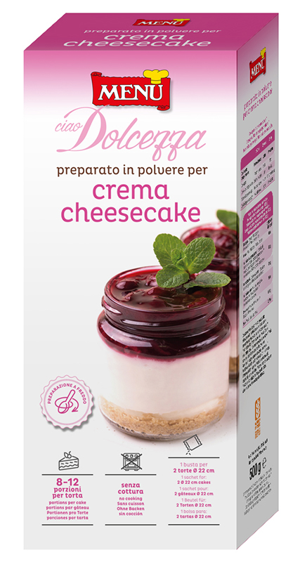 Preparato in polvere per crema cheesecake Busta alluminata 500 g pn.
