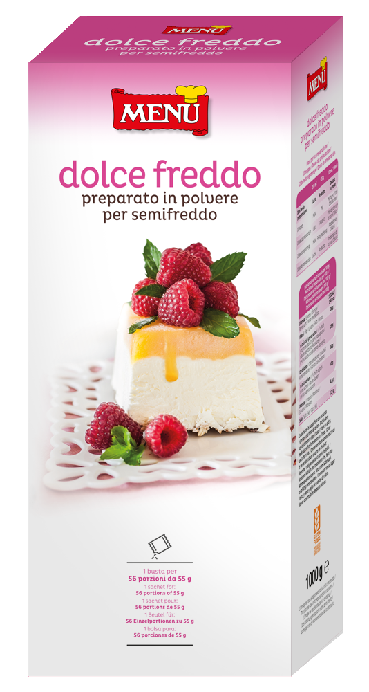 Dolce freddo - Cold Dessert Polylaminate film packet 1000 g nt. wt.