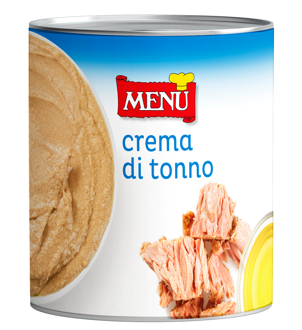Crema di tonno (Crema de atún) Lata de 800 g p. n.