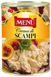 Crema di scampi (Crème de langoustines) Boîte 380 g poids net