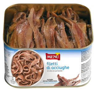 Filetti di Acciughe Scat. 680 g pn. Sgocc. 380 g