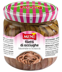Filetti di Acciughe Vaso vetro 820 g pn. Sgocc. 560 g