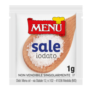Sale Iodato (Jodiertes Salz) Portionsbeutel, 1 g