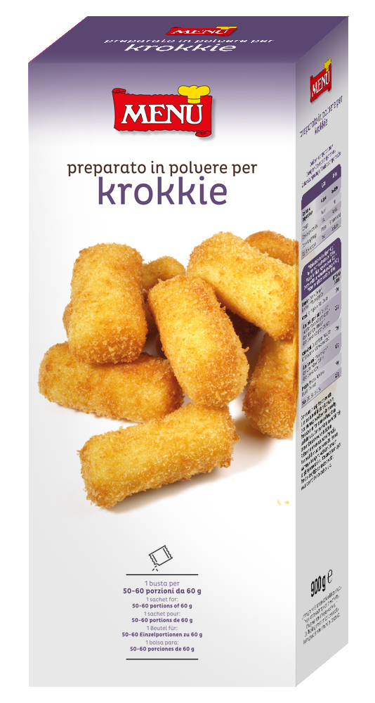 Preparato in polvere per Krokkie (Preparado en polvo para croquetas a base de patata) Bolsa de 900 g p. n.