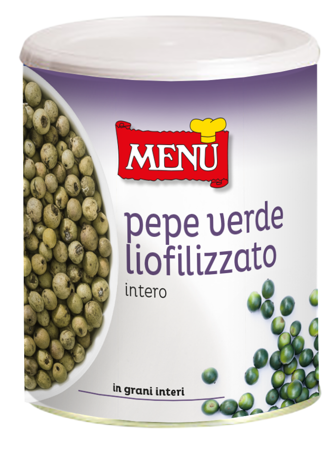Pepe verde liofilizzato - Freeze-dried Green Pepper Tin 100 g nt. wt.
