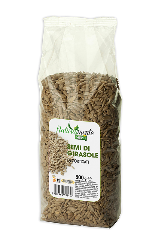 Semi di girasole decorticati Busta 500 g pn.