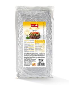 Riso rosso integrale precotto - Pre-Cooked Whole Grain Red Rice Bag 700 g nt. wt