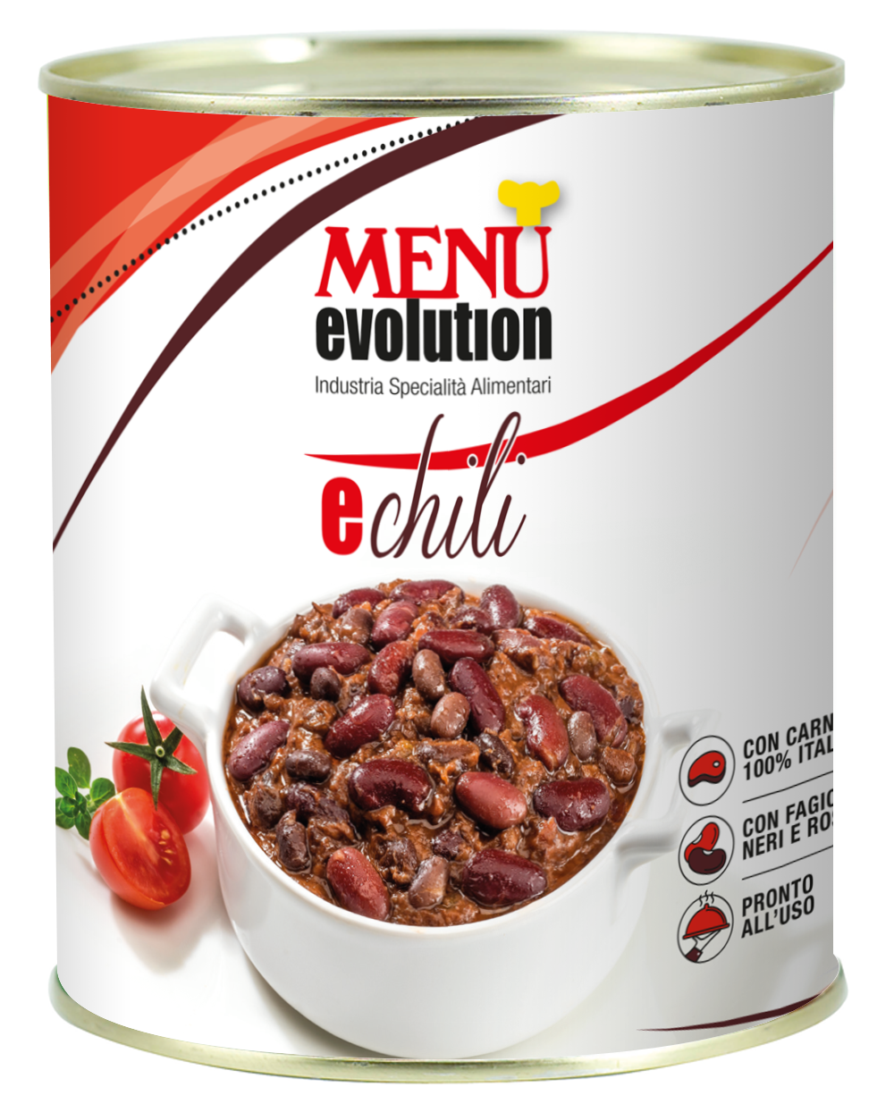 Èchili con carne - Èchili with beef Tin 790 g nt. wt.