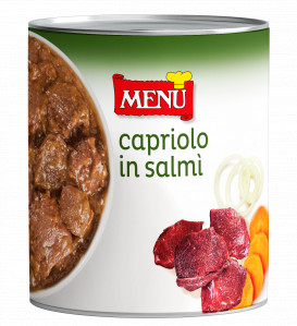 Capriolo in salmì (Estofado de corzo) Lata de 850 g p. n.