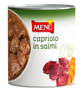 Capriolo in salmì Scat. 850 g pn.