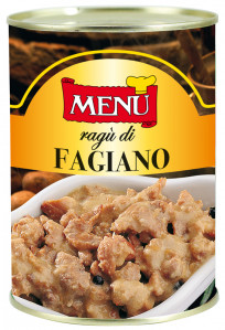 Ragù di Fagiano - Pheasant Ragout sauce Tin 400 g nt. wt.