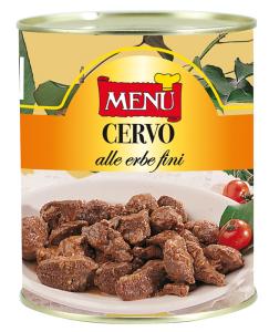 Cervo alle Erbe Fini Scat. 850 g pn.