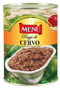Ragù di Cervo - Venison Ragout sauce Tin 400 g nt. wt.