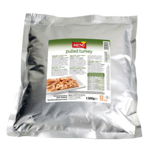 Pulled Turkey 1 300 g – Sachet aluminé
