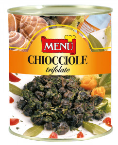 Chiocchiole trifolate - Snails with chard and garlic Tin 790 g nt. wt.