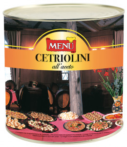Cetriolini all’aceto (Pepinillos en vinagre) Lata de 2500 g p. n.