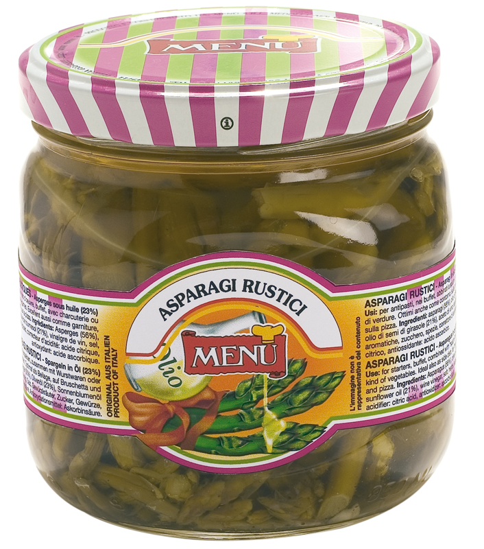 Asparagi rustici – Rustic Asparagus Glass jar 740 g nt. wt.
