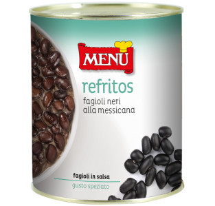 Refritos (Sauce aus schwarzen Bohnen) Dose, Nettogewicht 850 g