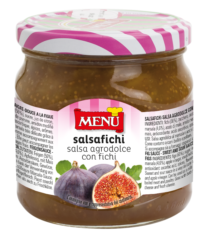 Salsafichi - Salsafichi Fig sauce Glass jar 450 g nt. wt.