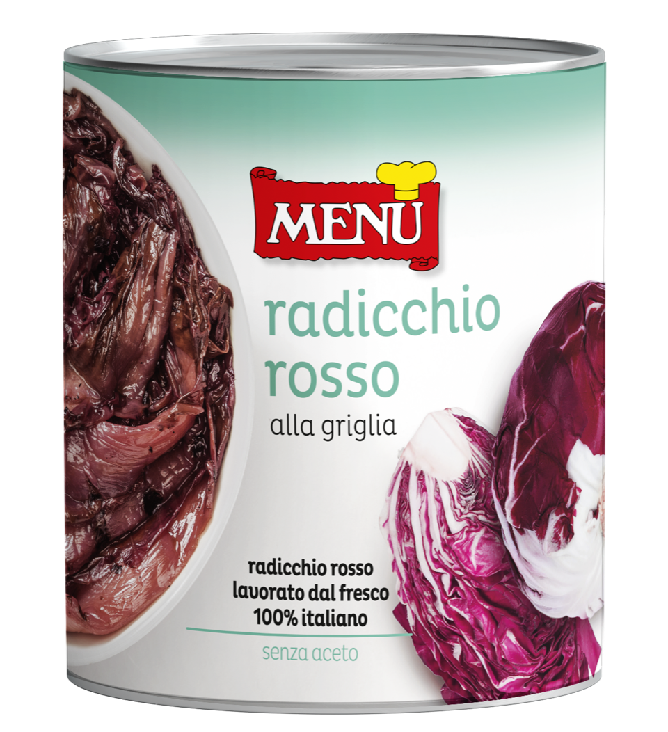 Radicchio rosso alla griglia - Grilled Red Radicchio Tin 770 g nt. wt.