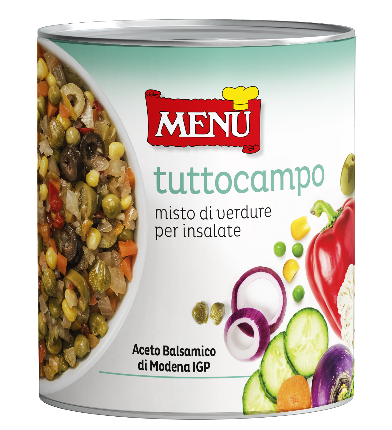 Tuttocampo – Tuttocampo Vegetables - Mixed vegetables Tin 830 g nt. wt.