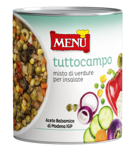 Tuttocampo – Tuttocampo Vegetables - Mixed vegetables Tin 830 g nt. wt.