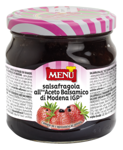Salsafragola all’aceto balsamico di Modena I.G.P. Tarro de cristal de 450 g p. n.