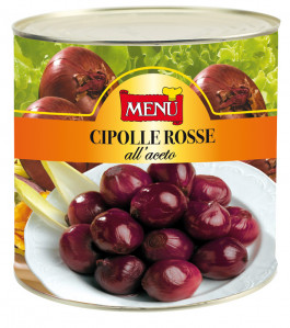 Cipolle rosse all’aceto – Red Onions in Vinegar Tin 2600 g nt. wt.