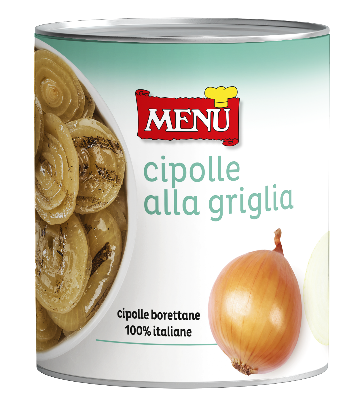 Cipolle alla griglia - Grilled Onions Tin 800 g nt. wt.