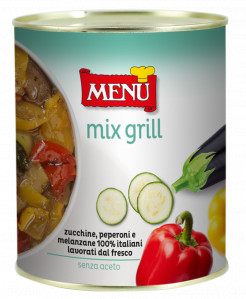 Mix grill (Gegrilltes Gemüsemischung) Dose, Nettogewicht 830 g