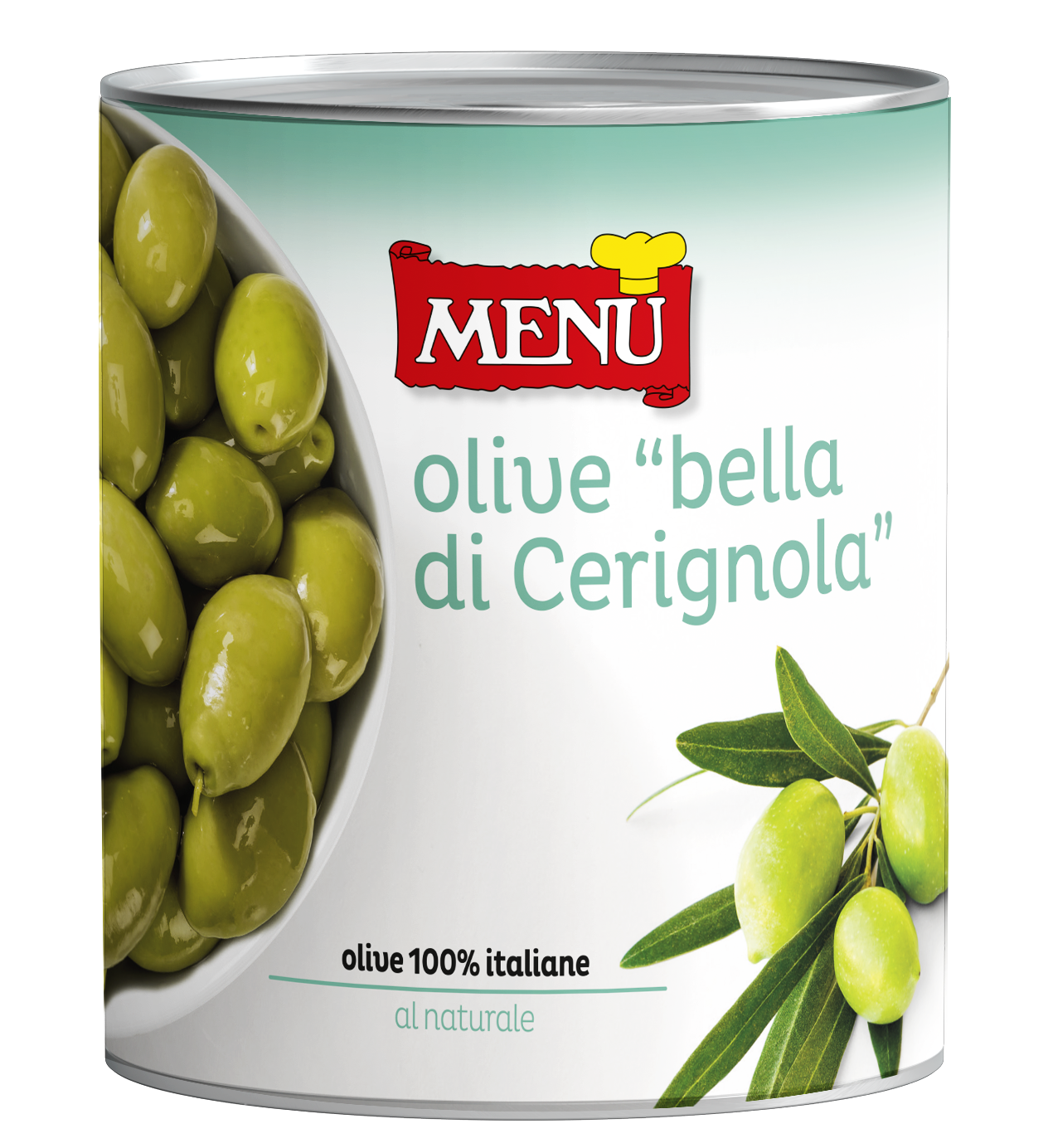 Olive “Bella di Cerignola” Scat. 830 g pn.
