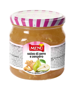 Salsa di Pere e zenzero Vaso vetro 450 g pn.