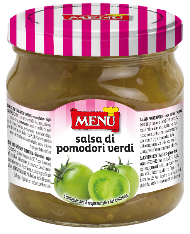 Salsa di Pomodori Verdi Vaso vetro 430 g pn.