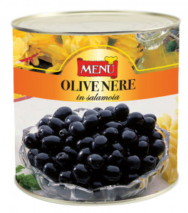 Olive nere - Black Olives Tin 2600 g nt. wt.