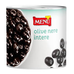 Olive nere intere (Olives noires) Boîte 3 000 g poids net  (ègouttè 1870 g)