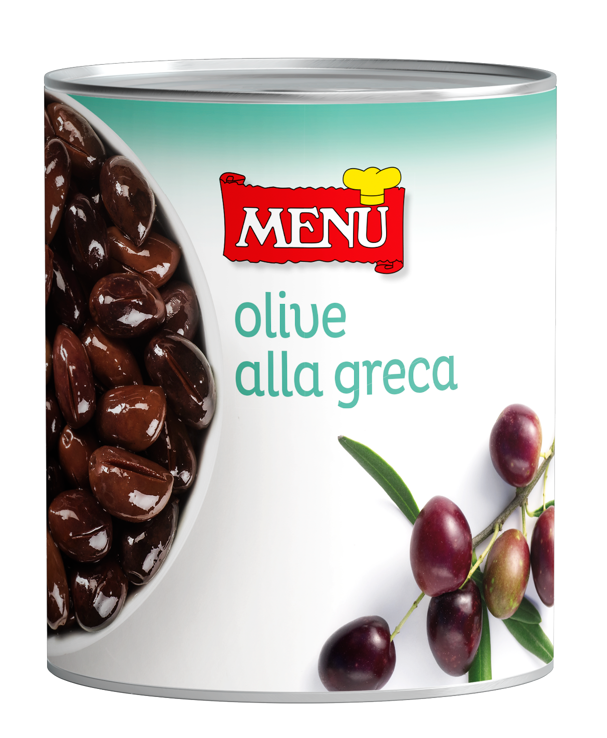 Olive “alla greca” Scat. 830 g pn.
