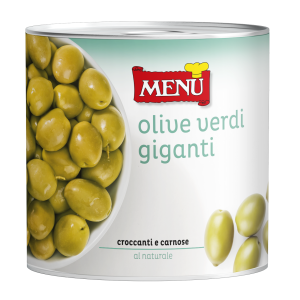 Olive verdi giganti - Giant Green Olives Tin 2650 g nt. wt.
